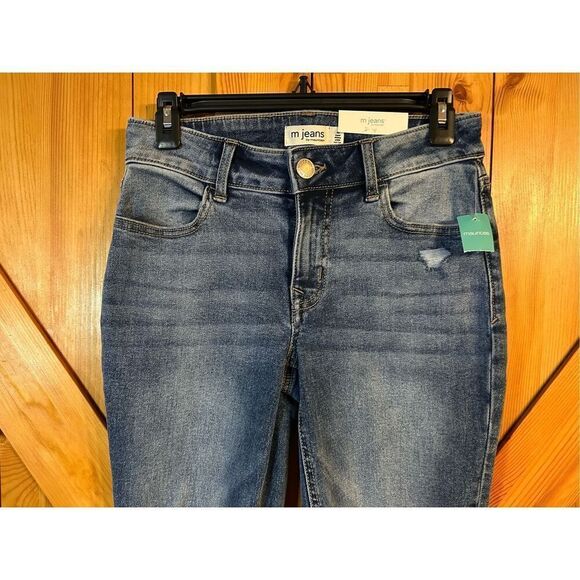 M Jeans by Maurices XS Regular Mid Rise Super Skinny Ankle NWT Super Stretch (04 - Picture 3 of 8